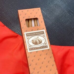 Williams Sonoma Tiny Tapers in Warm Brown